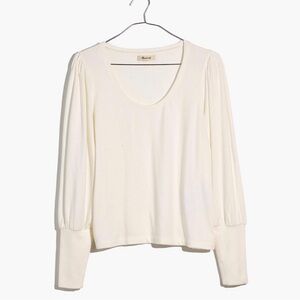 Puff Sleeve Scoop neck Sweater